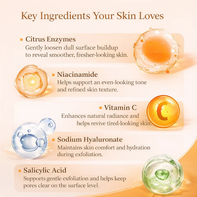 ORANGE ENZYMES EXFOLIATING BRIGHTENING GEL